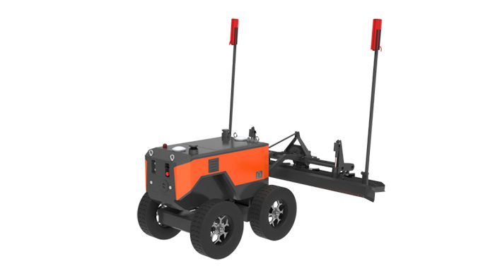 金皇冠智能科技發(fā)明專利：自適應(yīng)調(diào)節(jié)整平板角度的混凝土整平機(jī)器人